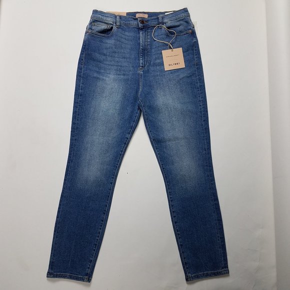 DL1961 Women's Chrissy Instasculpt High Rise Skinny Cropped Jean - Super Stretch Denim - View #6
